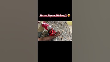 My New Helmet 😍 ( Axor Apex ) #axorhelmets #axor #shorts #viral