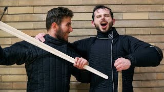 Two Handed Sword - Hema Sparring - Enrico Vs Salvatore Resimi