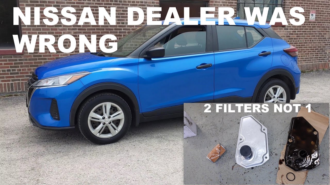 Nissan kicks transmission fluid and 2x filters replacement