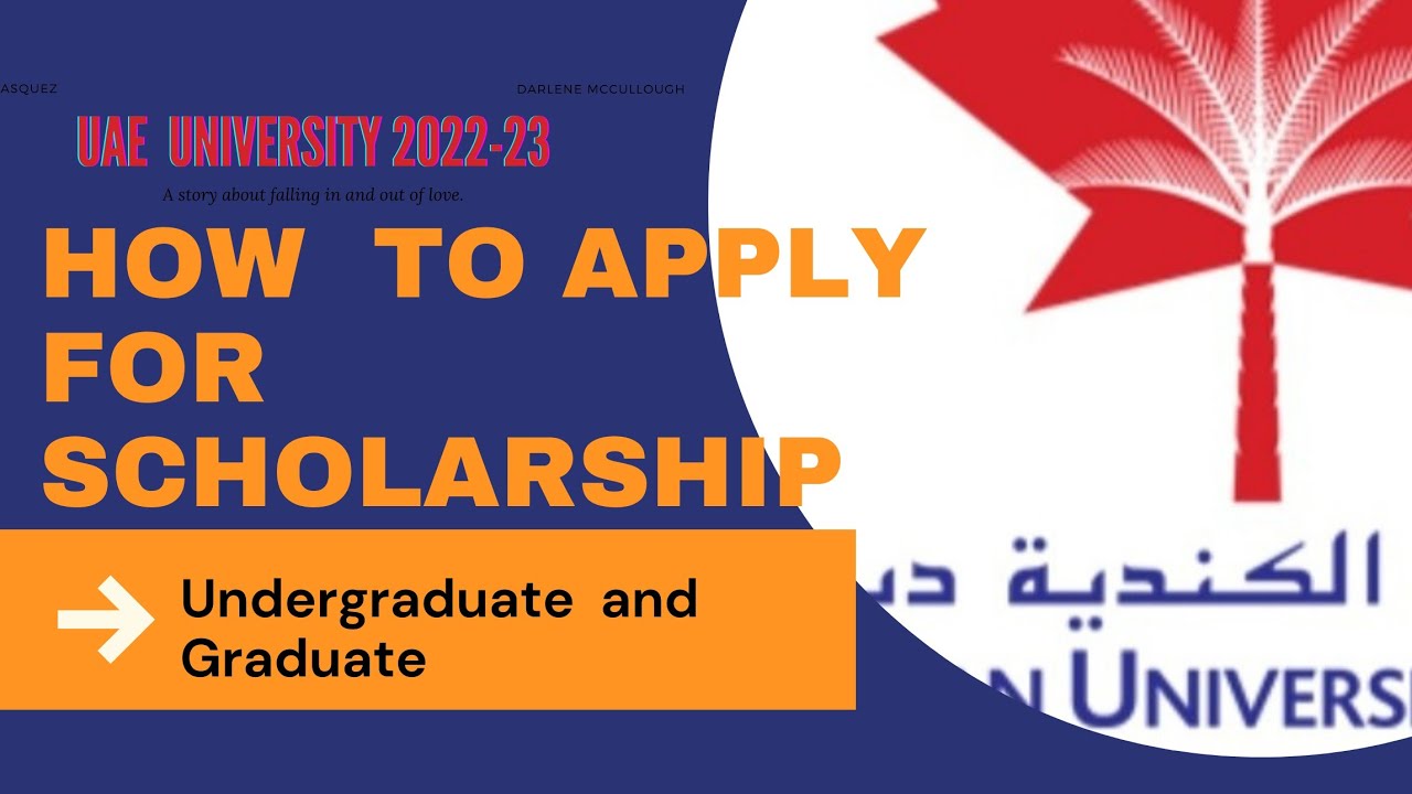 How apply for scholarship in canadian university UAE | fullyfunded ...