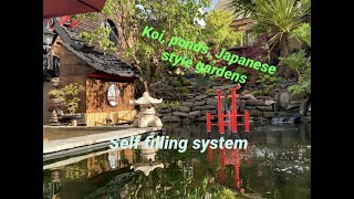 Koi pond self filling system