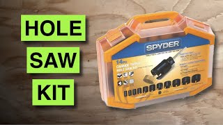 Spyder 14-piece Carbide Hole Saw Kit review