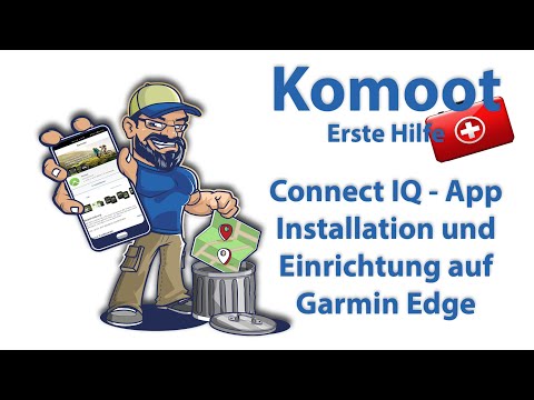 Install Komoot - Garmin Connect IQ App on Edge | First aid