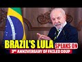 LIVE: Brazil's Lula attends an event marking third anniversary of failed coup in Brazil
