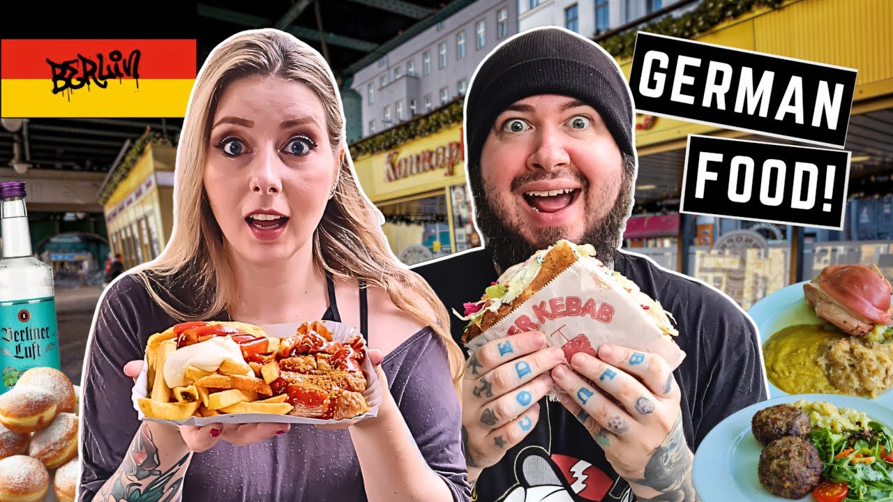 We tried the most ICONIC FOODS & DRINKS of BERLIN, GERMANY! 🇩🇪 - (German FOOD TOUR)