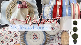 NEW Walmart My Texas House Spring / Summer Home Decor, Patriotic Summer Home decor Ideas, Red, blue 