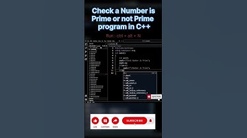 program of prime numbers in C++ | #shorts #youtube #ytshorts #trending #youtubeshorts #music #reels