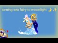 turning sea fairy cookie to moonlight 🌙✨ [cookie run kingdom]