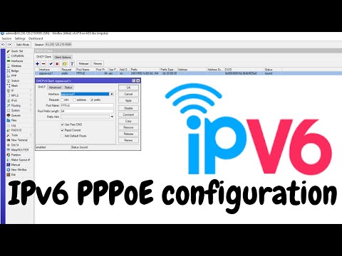 IPv6 PPPoE Configuration in Mikrotik