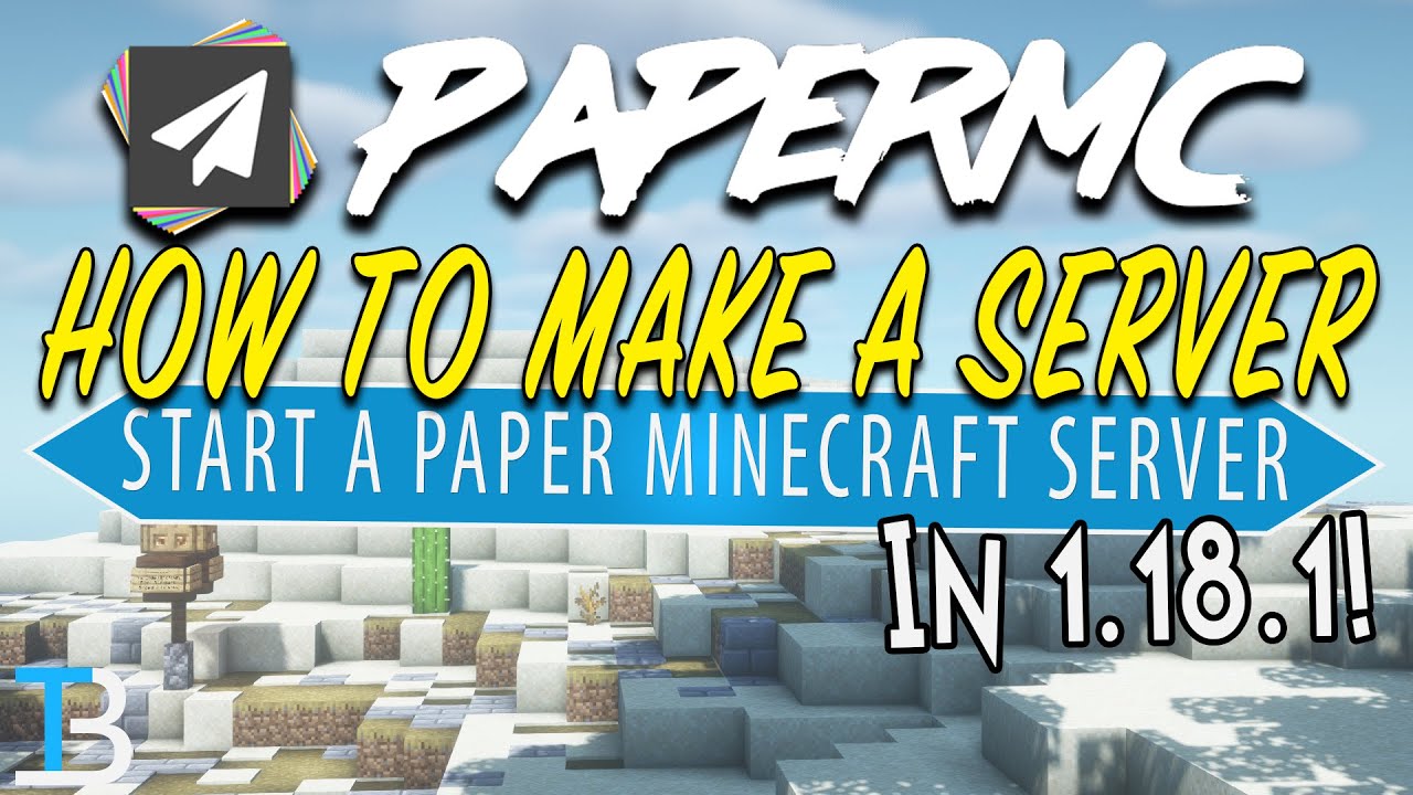 how to start a paper minecraft server