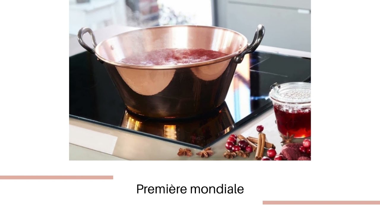 Bassine à Sucreries Cuivre Massif Baumalu 40cm 12L - Fabrication Française