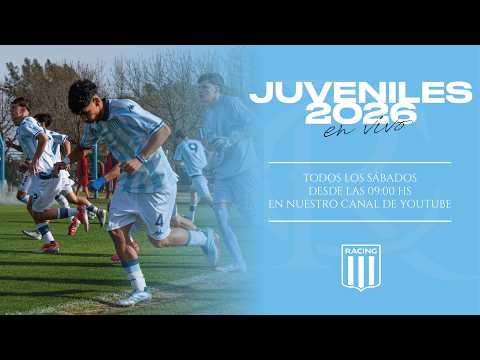 • Juveniles 2026 | EN VIVO | Fecha 22 - Racing Club vs At. Tucumán (Predio Tita) •