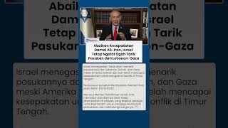 Abaikan Kesepakatan Damai AS-Iran, Israel Tetap Ngotot Ogah Tarik Pasukan dari Lebanon-Gaza