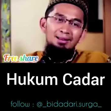 Hukum  Cadar ⁉️❓