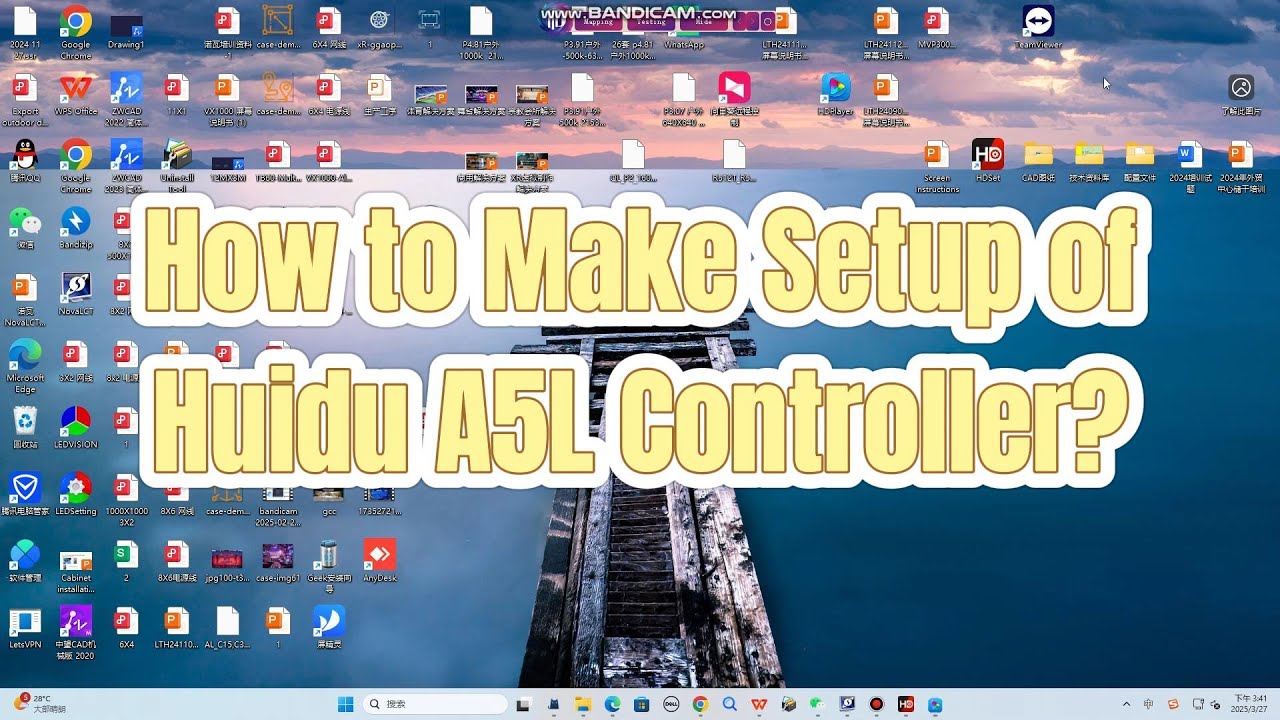 How to Make Setup of Huidu A5L Controller? - YouTube