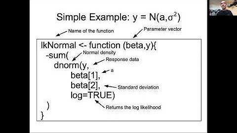 EE375 Lecture 13d: Numerical Maximum Likelihood in R
