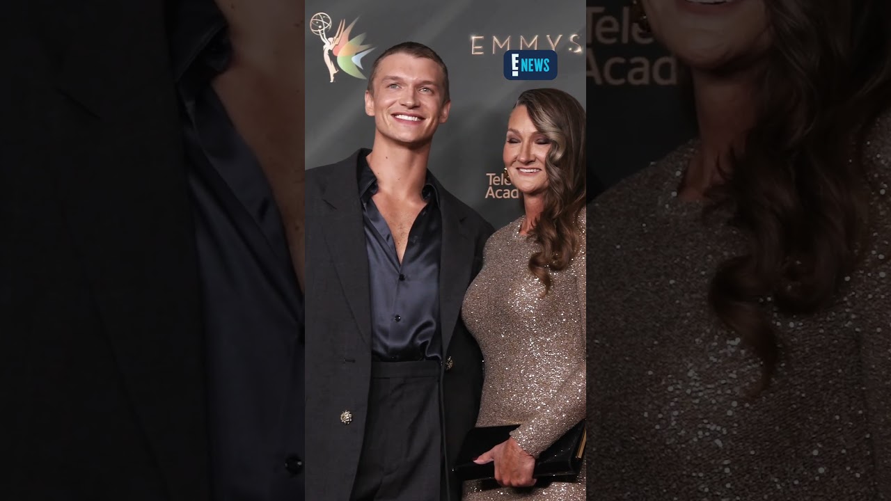 Connor Storrie brings his mom Linda to the 78th Emmy Awards Night 2. ❤️ #Emmys #AwardsSeason