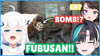 Fubuki Can't Stop Trolling Chihaya with Her Bomb in【7 Days to Die】