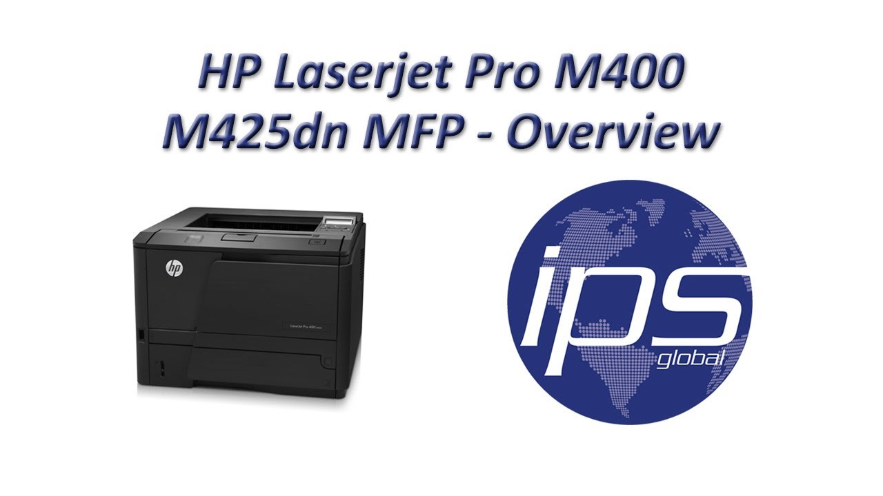 HP M425dn - Overview - YouTube
