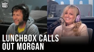 Lunchbox Calls Out Morgan for Southern Accent in Interview With Lainey Wilson