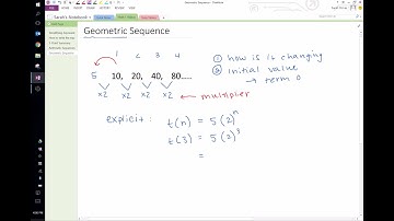 Explicit and Recursive Equations for a Geometric Sequence