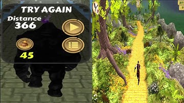 Castle Shadow temple vs Run away from temple lost jungle