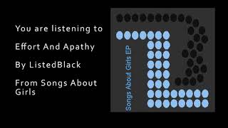 Effort And Apathy - listedBlack chords