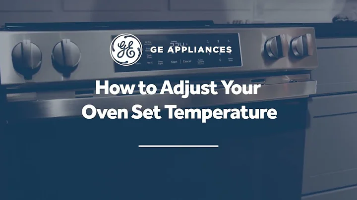 How to adjust your oven internal temperature using the settings menu