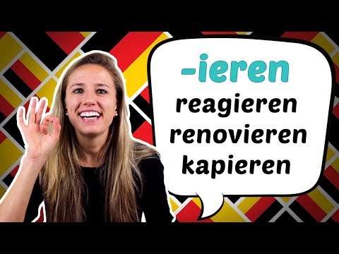 Die super einfach perfekt Deutsch von Verben mit -ieren