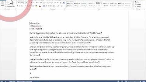 7 Hide Formatting Marks