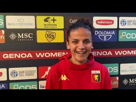 Genoa Women, Caterina Bargi autrice di una doppietta commenta il 2-2 con la Lazio Women