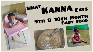 what my baby eats (Telugu)9th & 10th Month babyfood | homemade cerelac|baby chair| @Pinnikannatalks