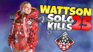 SOLO 25 KILLS WITH WATTSON - Apex Legends