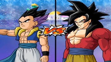 DBZ Budokai Tenkaichi 3 - Gotenks VS Goku SSJ4