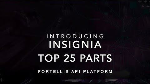 Introducing Insignia Top 25 Parts API on the Fortellis Automotive Commerce Exchange