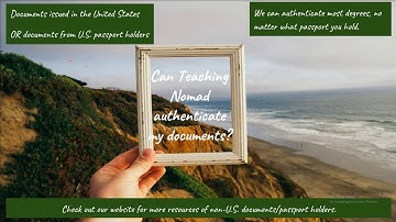 Document Authentication Information