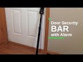 Door Security Bar with Alarm | Walter Drake