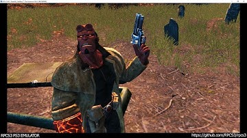 RPCS3 PS3 Emulator - Hellboy The Science of Evil Ingame! OGL (47dd414b - Improve texture cache WIP)