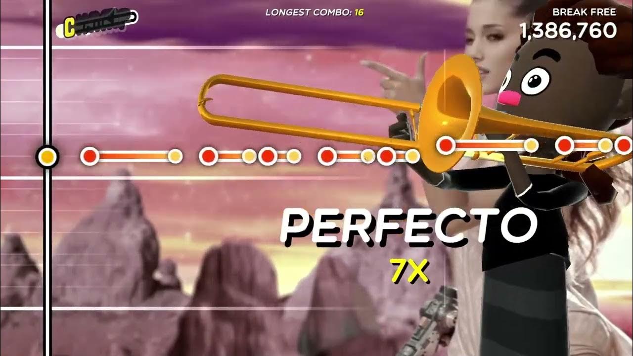Trombone Champ Custom Chart Ariana Grande Break Free ft. Zedd YouTube