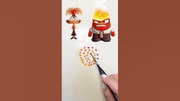 Guess the mixed colors of Inside out (part 19) #insideout2 #insideout #colormixing #satisfying #art