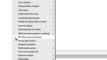 New in Stata 14: IRT (item response theory) models