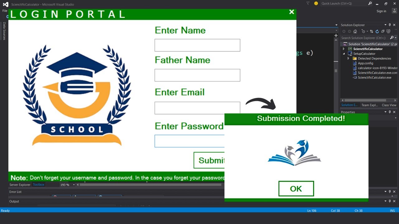 How to create Graphical UI Login Portal - Complete Tutorial - YouTube