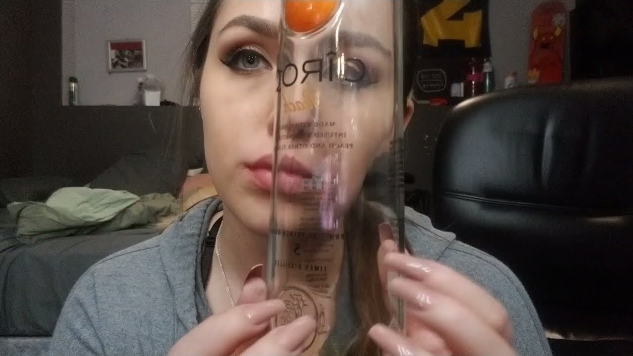 ASMR- Glass Scratching/Tapping!!! - YouTube