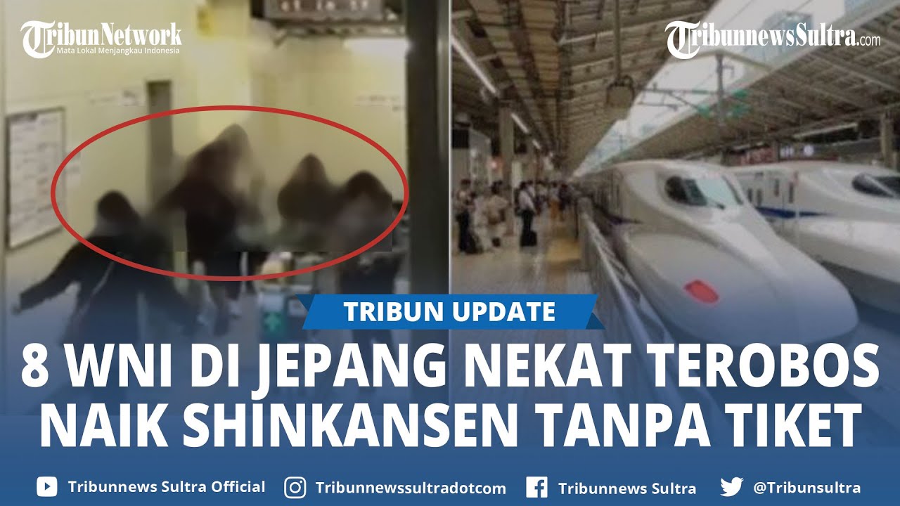 Video Viral Penampakan 8 WNI Di Jepang Coba Naik Kereta Shinkansen Tanpa  Tiket, Terancam Dideportasi - YouTube