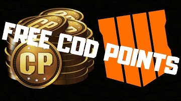 HOW TO GET FREE COD POINTS IN BLACK OPS 4