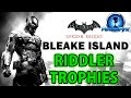 Batman Arkham Knight - Bleake Island - All Riddler Trophy Locations