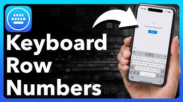 Hoe krijg je nummerrijen op je iPhone-toetsenbord?