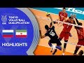 RUSSIA vs. IRAN - Highlights Men | Volleyball Olympic Qualification 2019