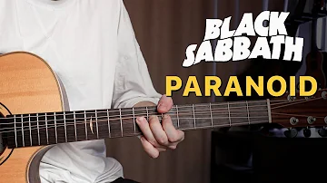 Black Sabbath - Paranoid (Solo) Acoustic Guitar Cover