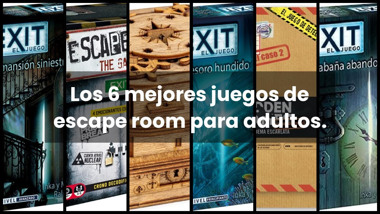 Juego escape room adultos: Los 6 mejores juegos de escape room